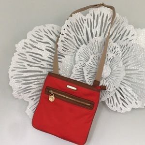 Michael Kors nylon crossbody bag.